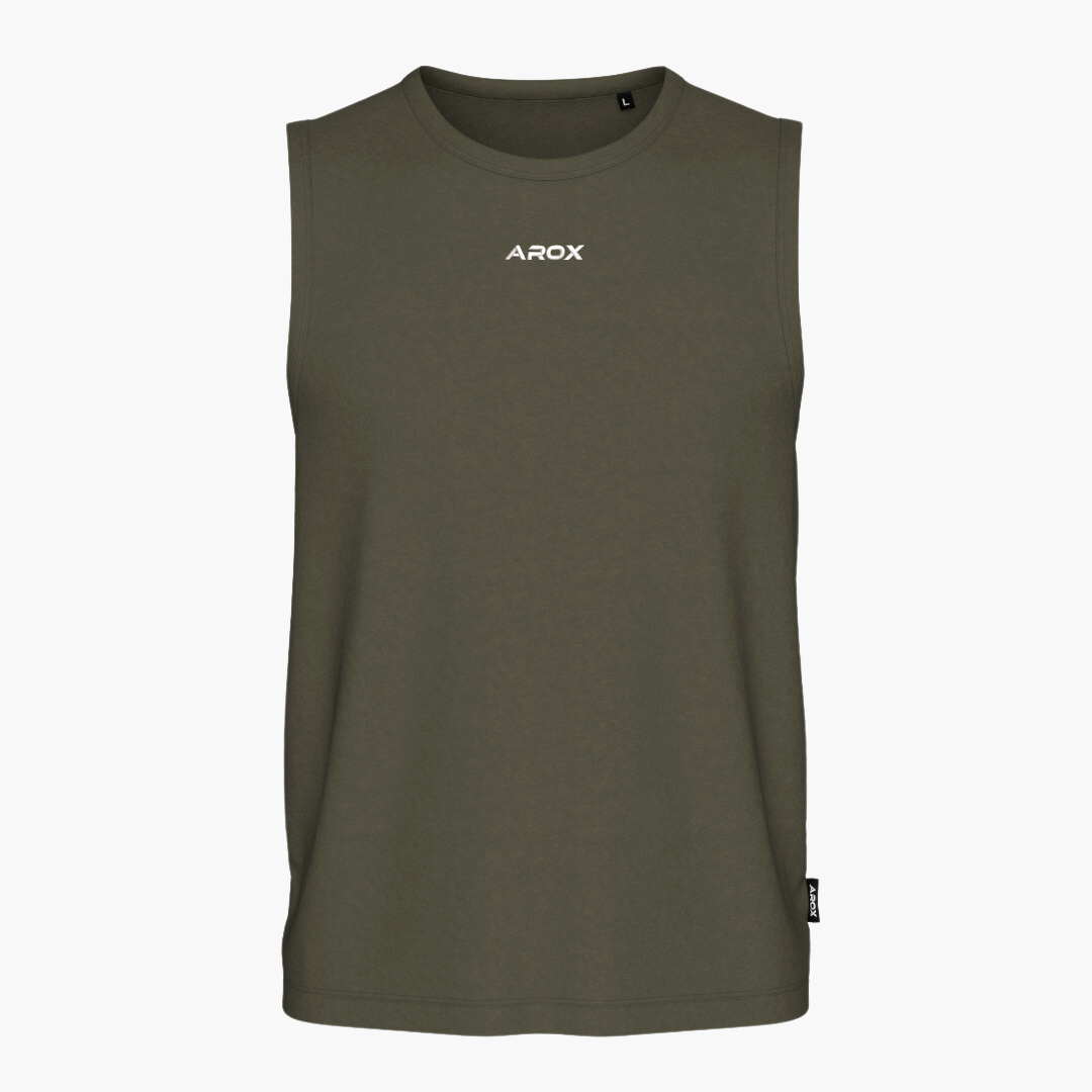 SportsTech men no sleeve (Ranger green)