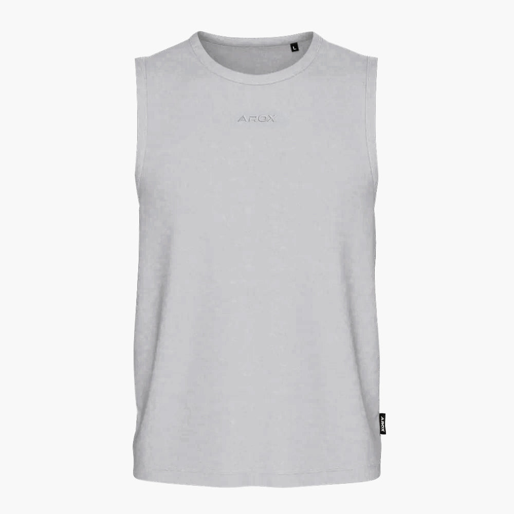 SportsTech men no sleeve (Light grey)