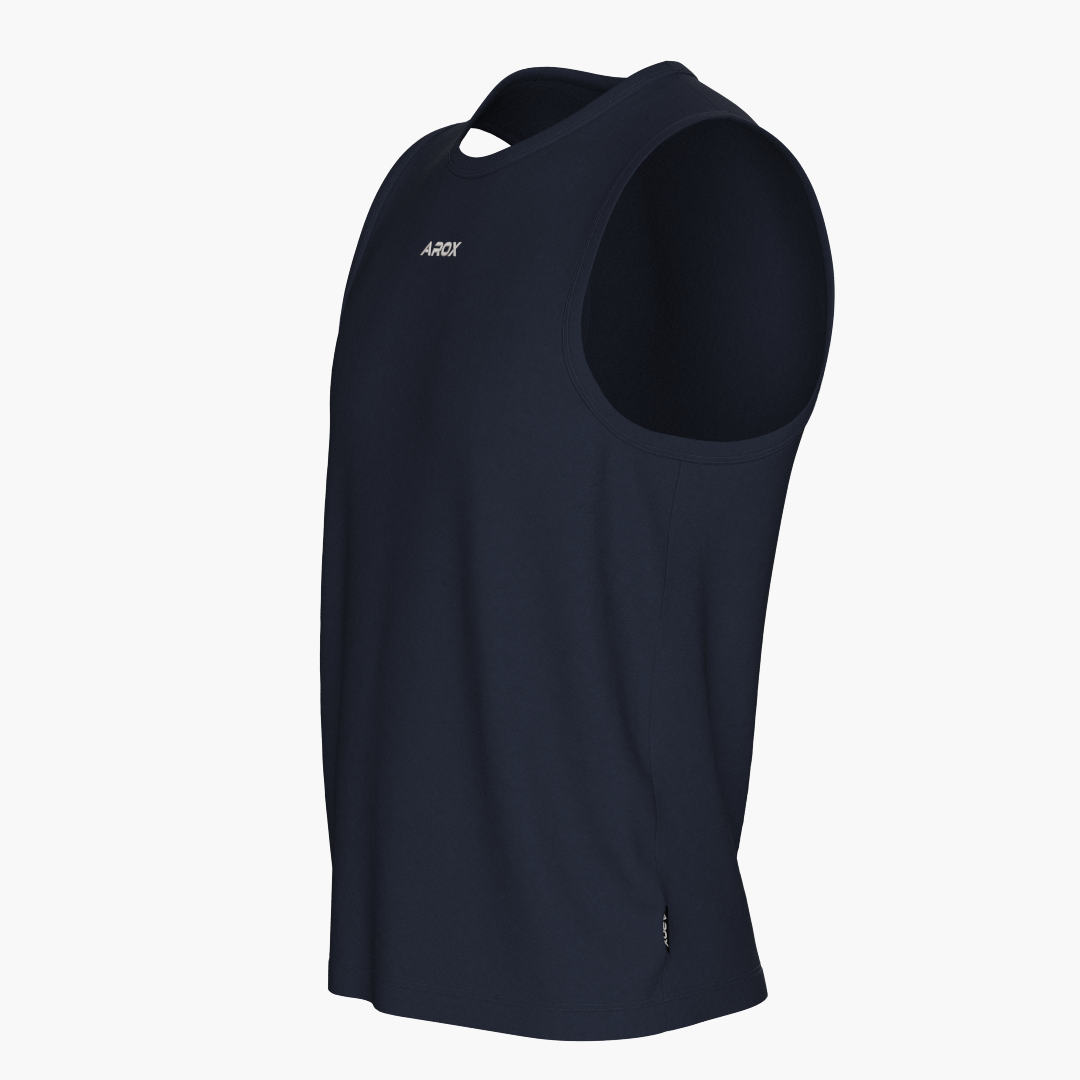 SportsTech men no sleeve (Deep navy)