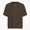SportsTech oversized t-shirt dark brown