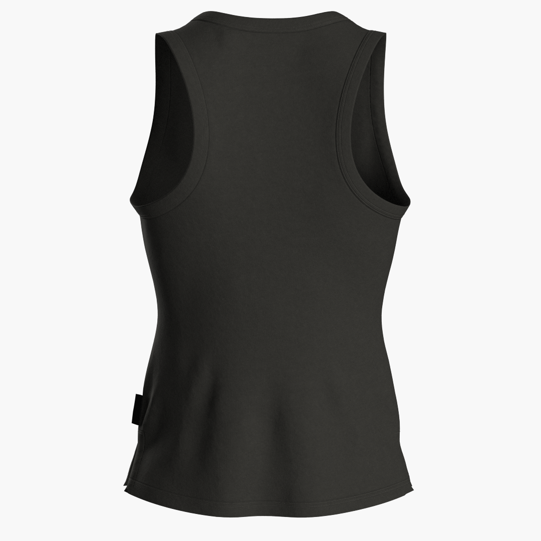 SportsTech women long top (Dark grey)