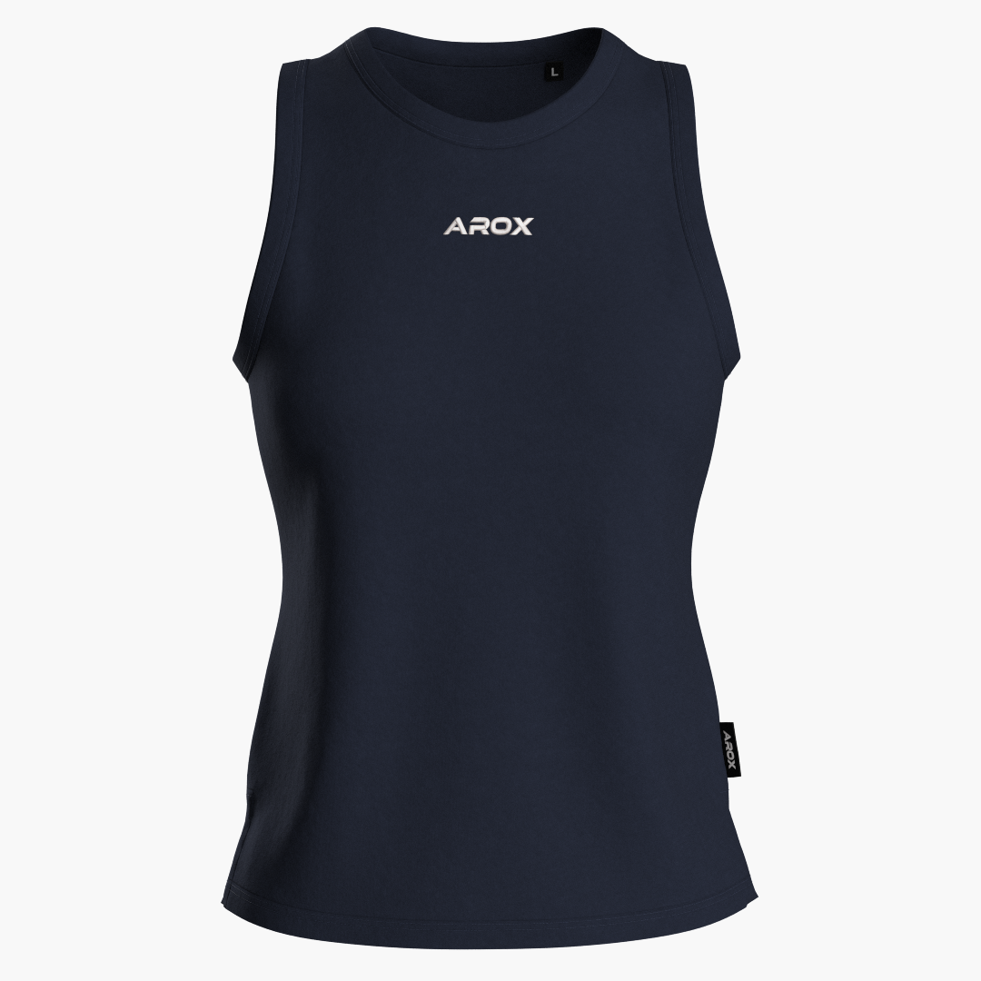 SportsTech women long top (Deep navy)