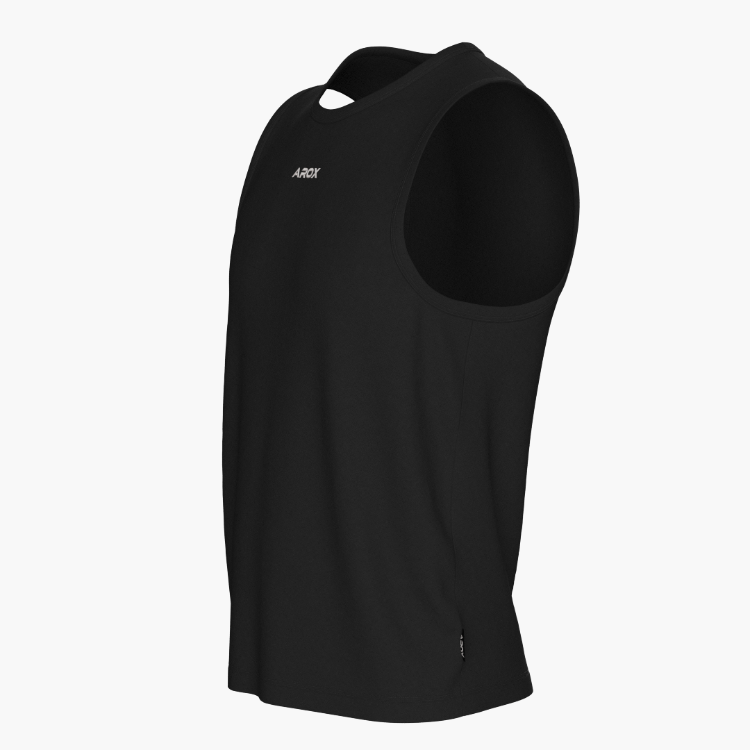 SportsTech men no sleeve (Black)