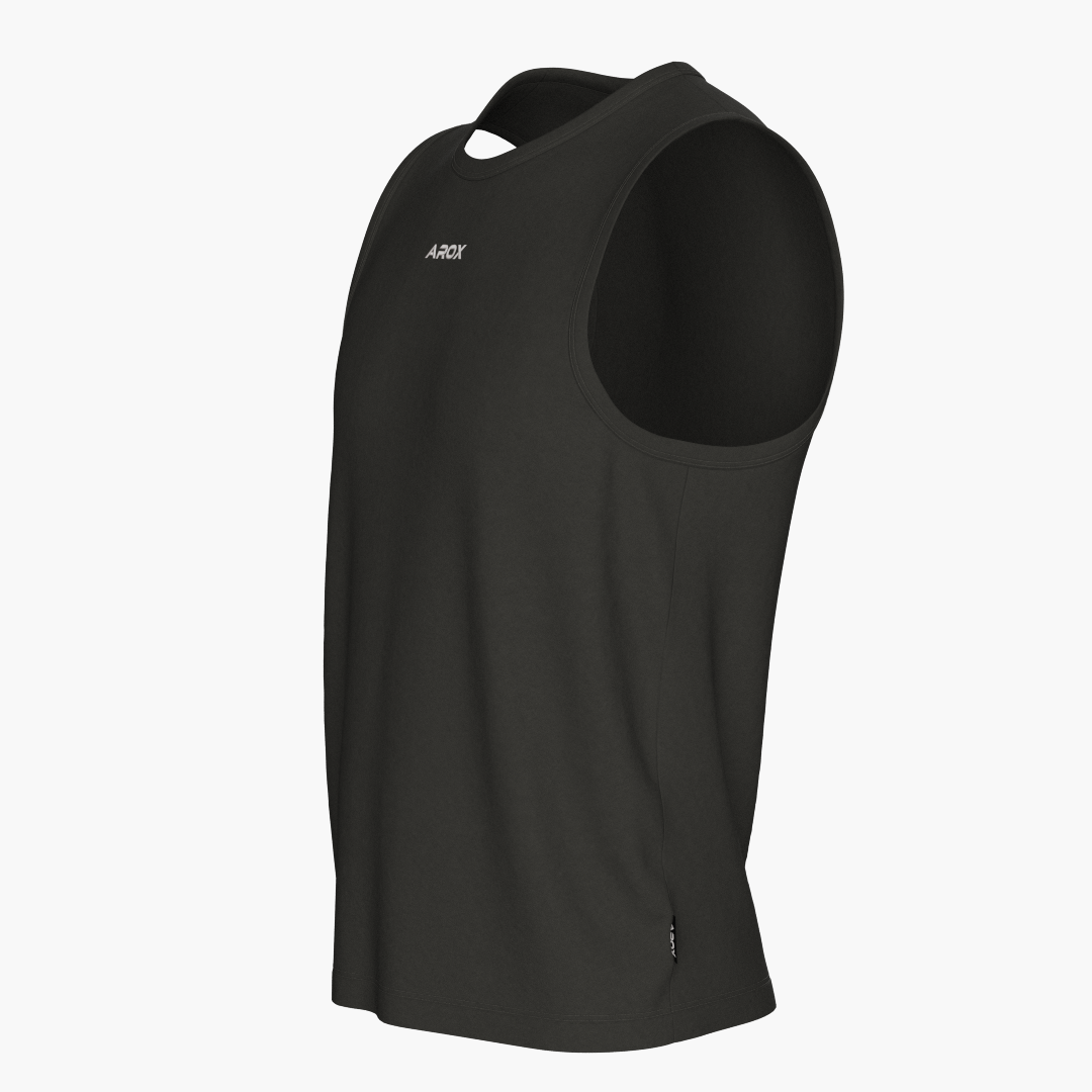 SportsTech men no sleeve (Dark grey)